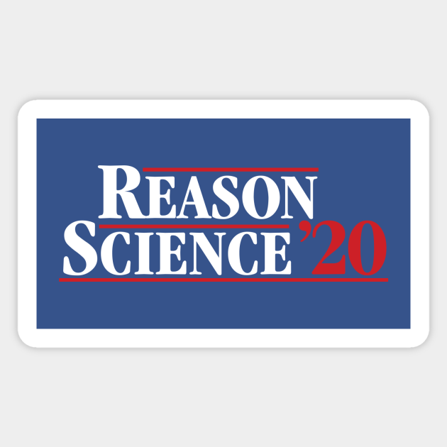 Reason Science 20 America Sticker TeePublic AU Reason Science 20 America Sticker TeePublic AU